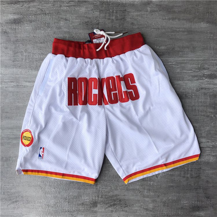 Men NBA 2021 Houston Rockets White Shorts->toronto raptors->NBA Jersey